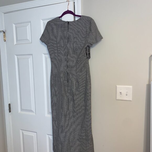 My Michelle Black and White Hounds Tooth Dress - Picture 4 of 16